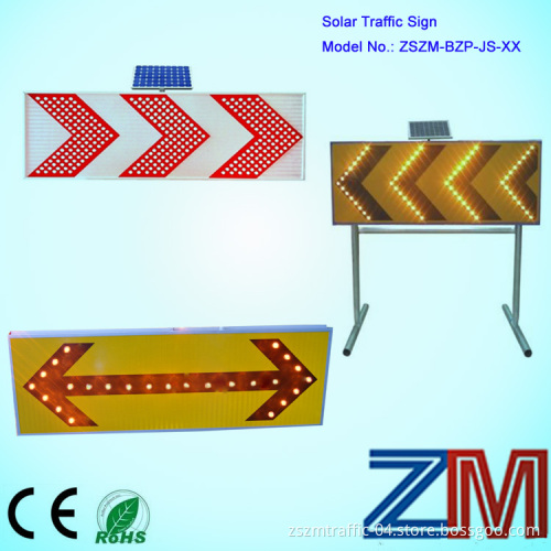 3m Reflector IP65 LED Solar Warning Chevron Sign/ LED Traffic Sign